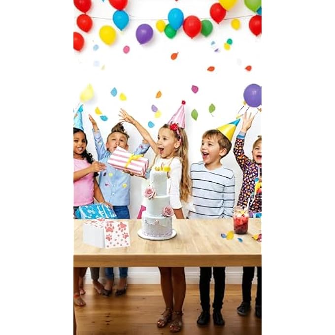 PAW PRINT NAPKINS FOR PUPPY THEME PARTY, PINK TABLE NAPKINS, FOR DOGGY THEMED KIDS' BIRTHDAY, BABY SHOWER, PET LOVERS' CELEBRATION100 PCS - Image 5